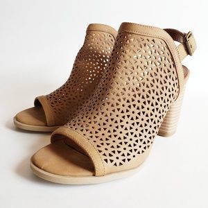 Heeled Sling Back Cut Out Bootie Universal Thread
